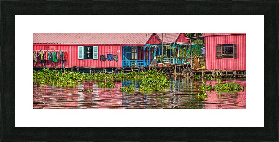 45 Mekong Home  Picture Frame print