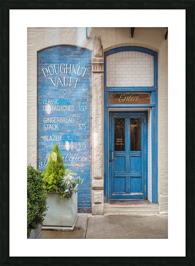 Rustic Donut Shop Picture Frame print