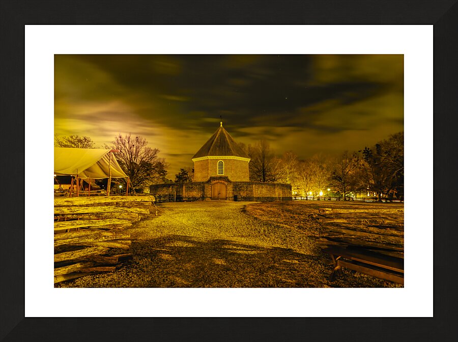 Colonial Williamsburg Armory Picture Frame print