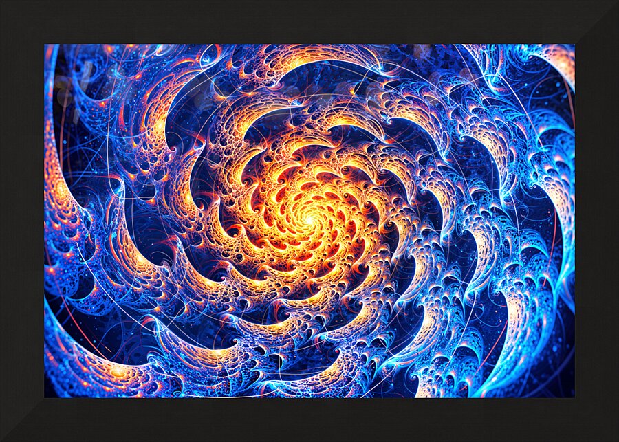 Vortex Dance of the Cosmos Picture Frame print