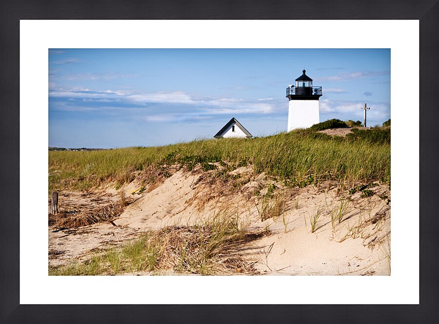 Long Point Lighthouse By Sand Dune on Tip of Cape Cod in Massachusetts Impression et Cadre photo