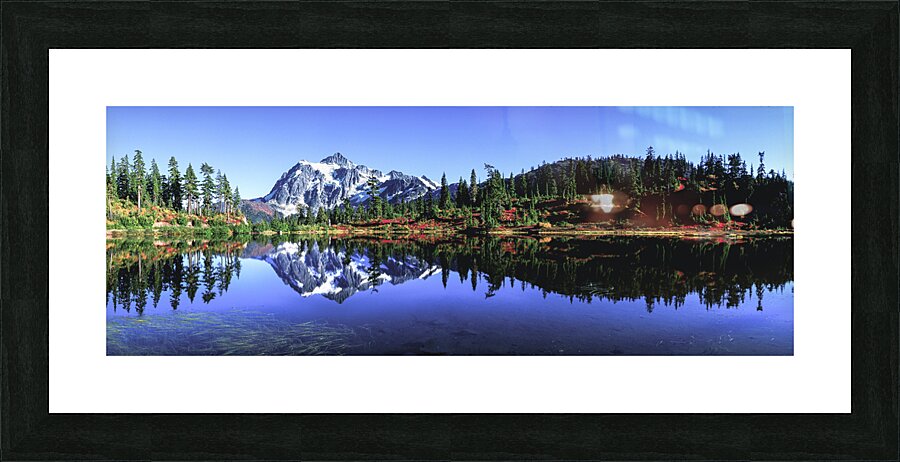 Picture Lake Picture Frame print