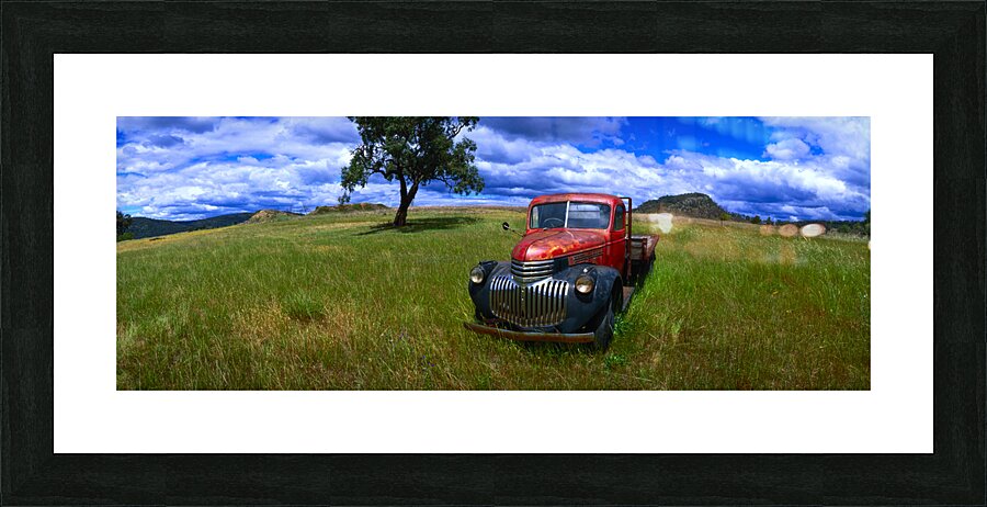 Retired Farm Hand Picture Frame print