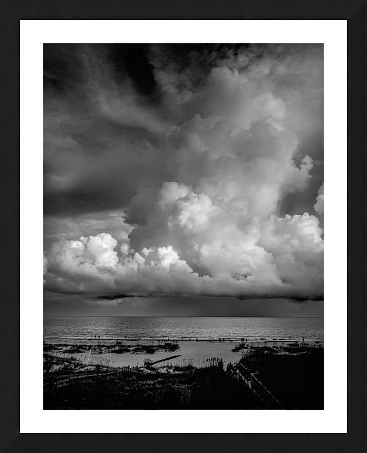 South Carolina Beach Force of Nature Picture Frame print