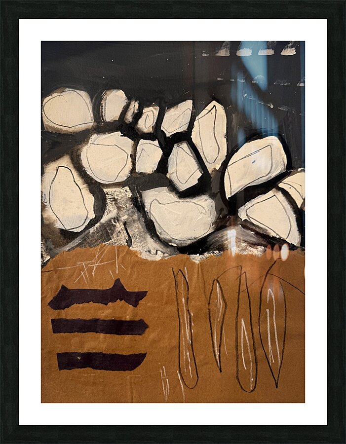 My Cat Walked on my Art Picture Frame print