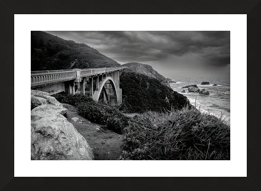 California Big Sur Bixby Bridge Picture Frame print