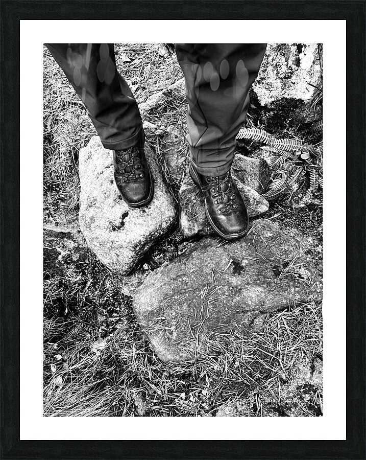 Scenes from the Trail- On the Trail in the Scottish Highlands Picture Frame print