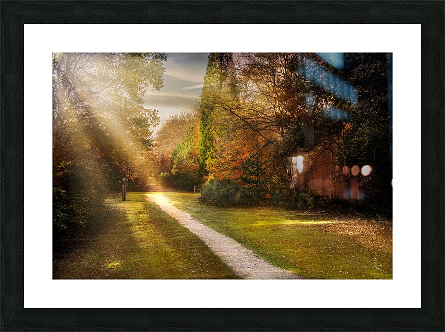 Brandon UK path Picture Frame print