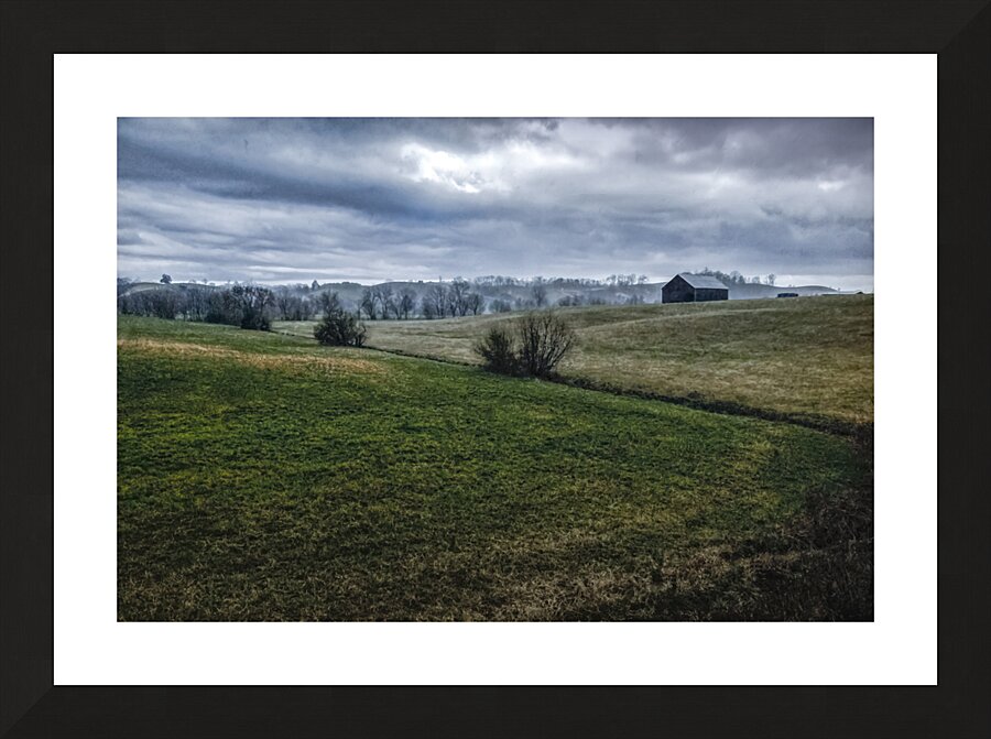 Southwest Virginia Farm Storms Picture Frame print