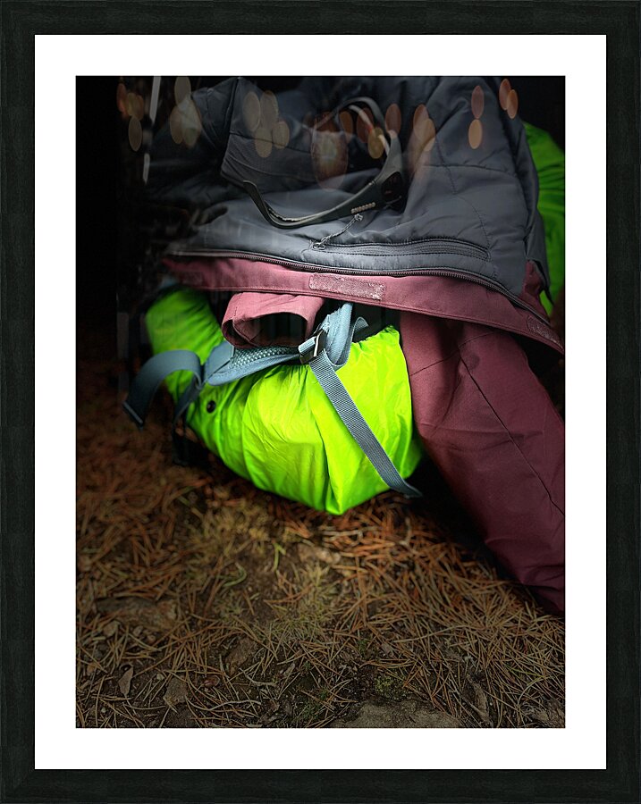 Scenes from the Trail -  Gear  Picture Frame print