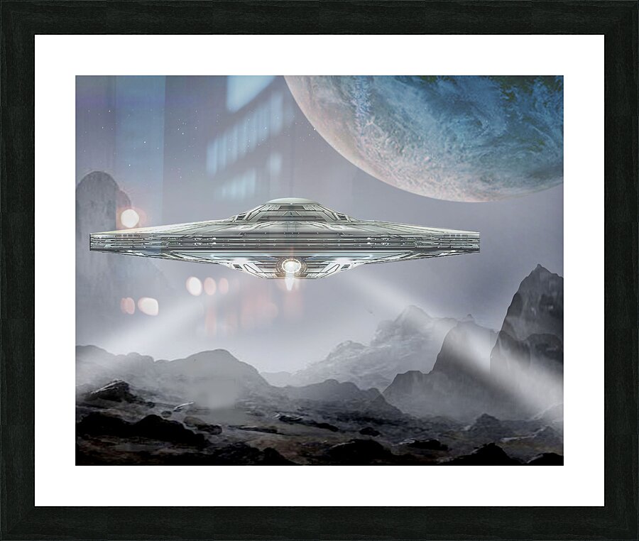 Saucer51A Picture Frame print
