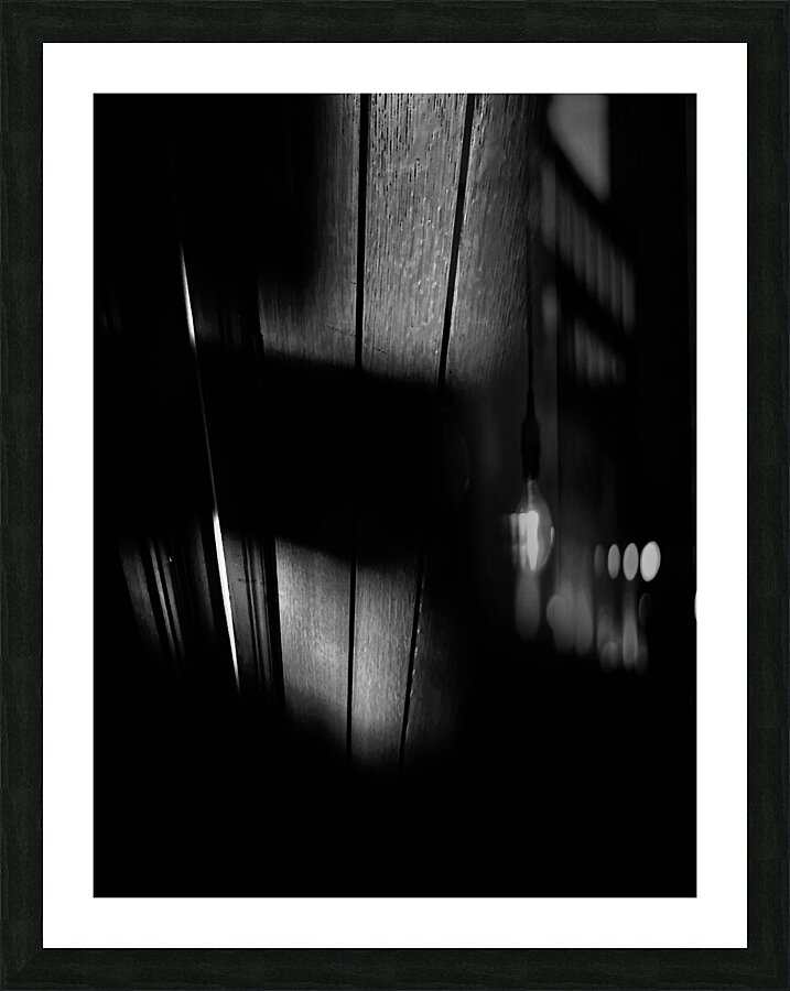 Everyday Lifes Moments - Impressionistic The Door  Picture Frame print