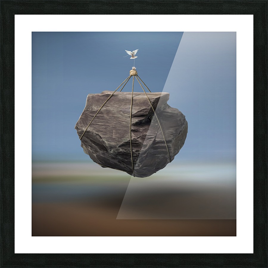 Amat Victoria Curam Picture Frame print