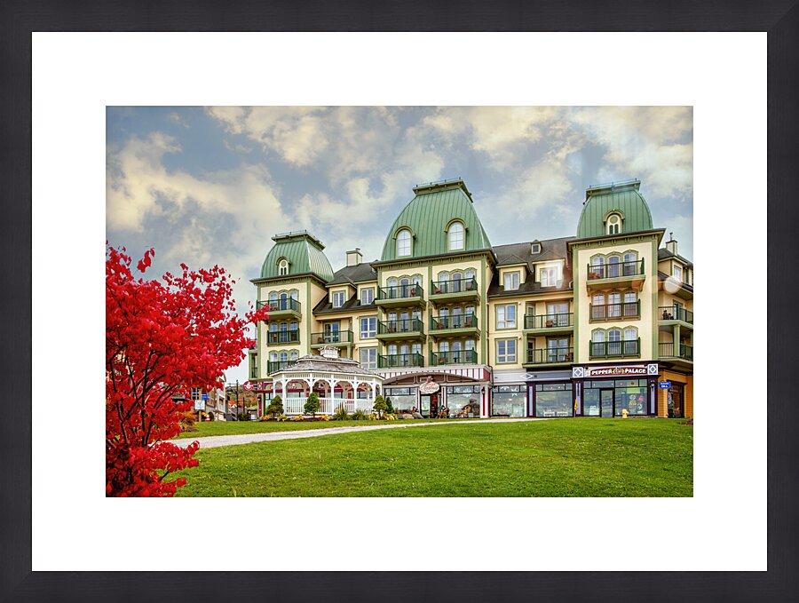 Blue Mountain Resort Shopping Picture Frame print