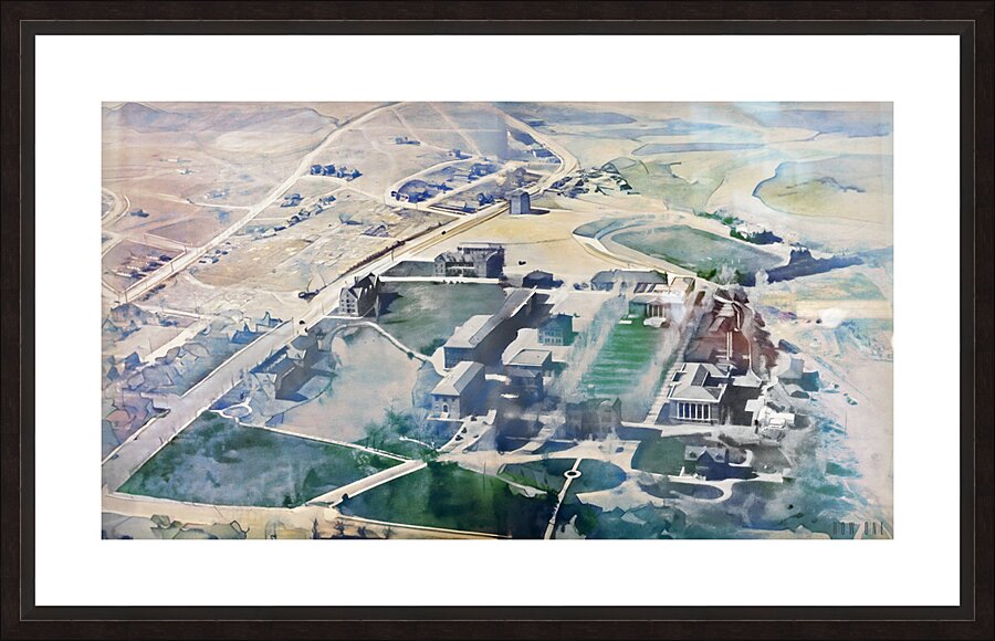 university of nevada 1930s Picture Frame print