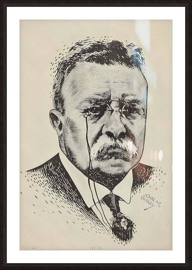 President Teddy Roosevelt Art Picture Frame print