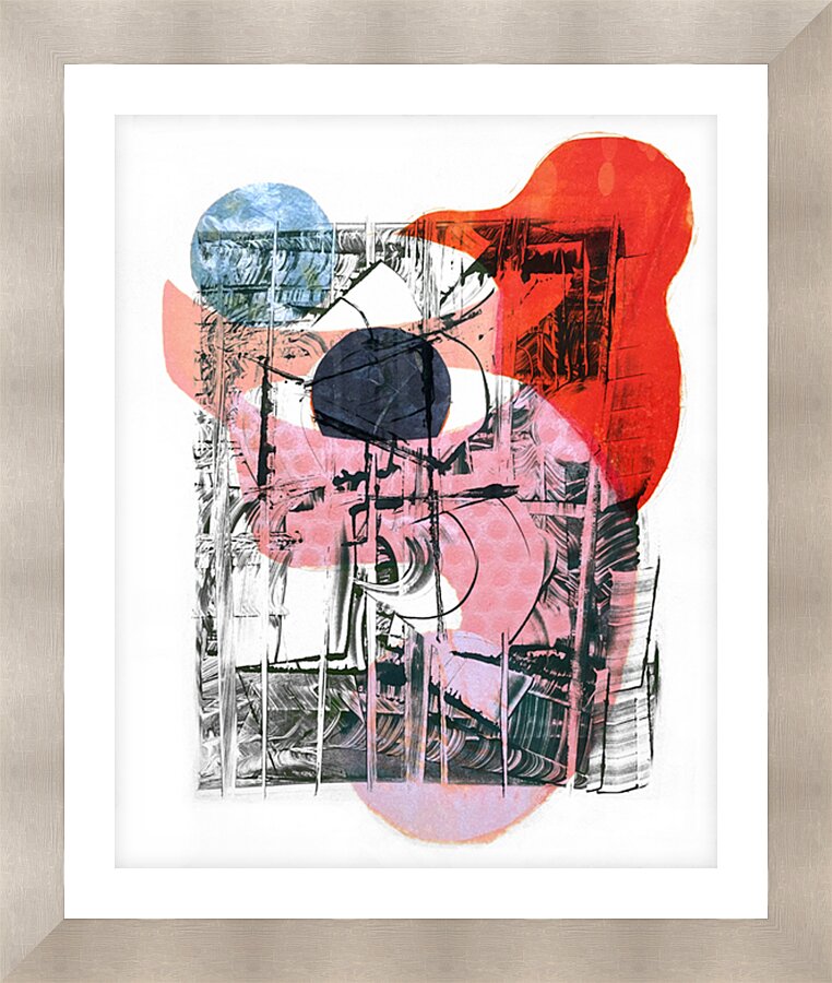 Montage 44 Picture Frame print