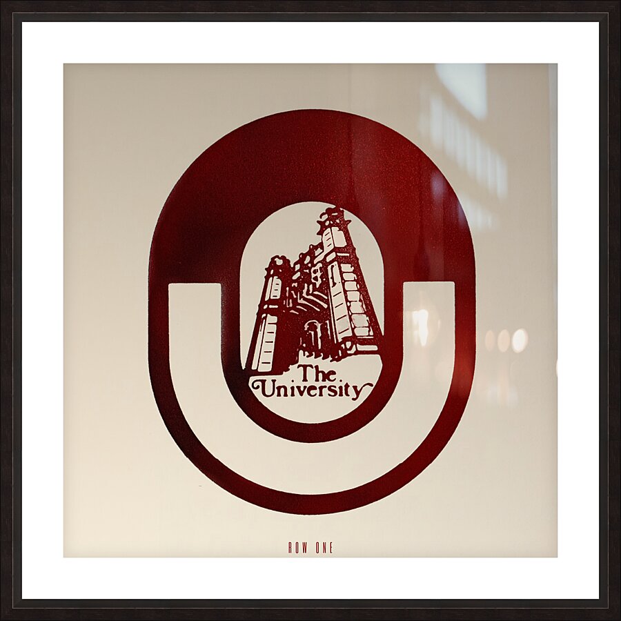 1970s OU Art Picture Frame print