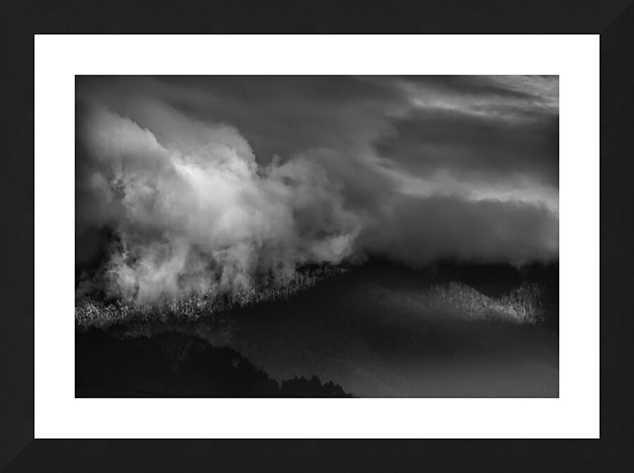 Peaks of Otter Window to Heaven Picture Frame print
