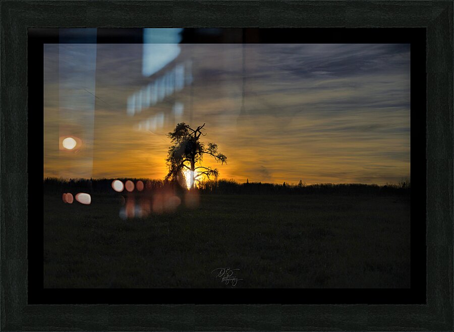  Western Sunset Picture Frame print