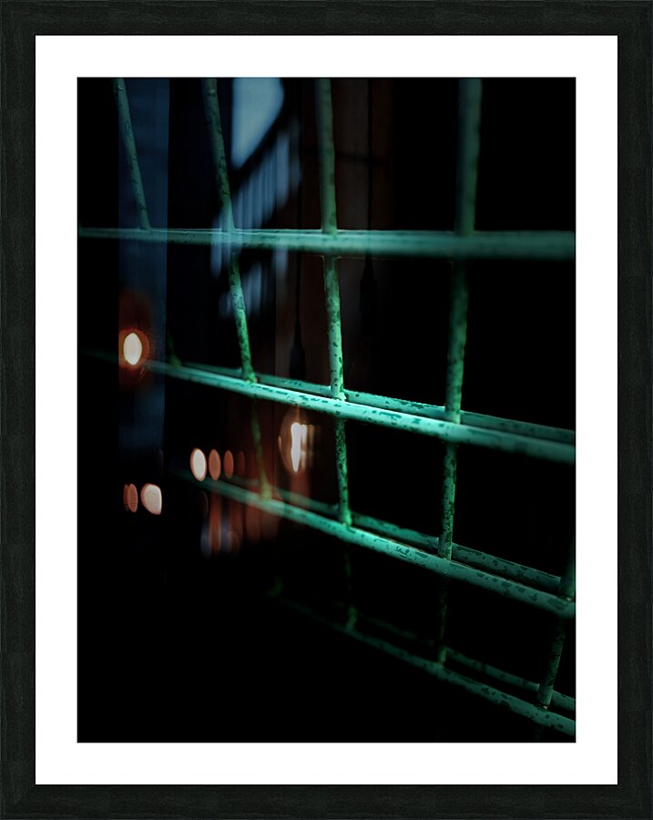 Everyday Life s Moments - The Fence  Picture Frame print