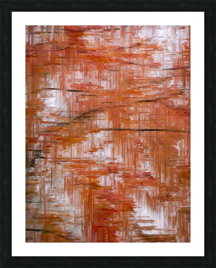Autumn Abstract Picture Frame print