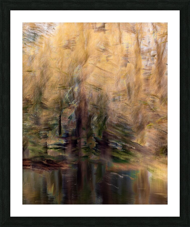 Autumn Brush Strokes Picture Frame print
