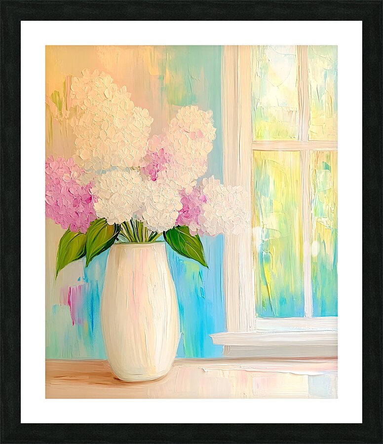 Lilac By A Window Picture Frame print