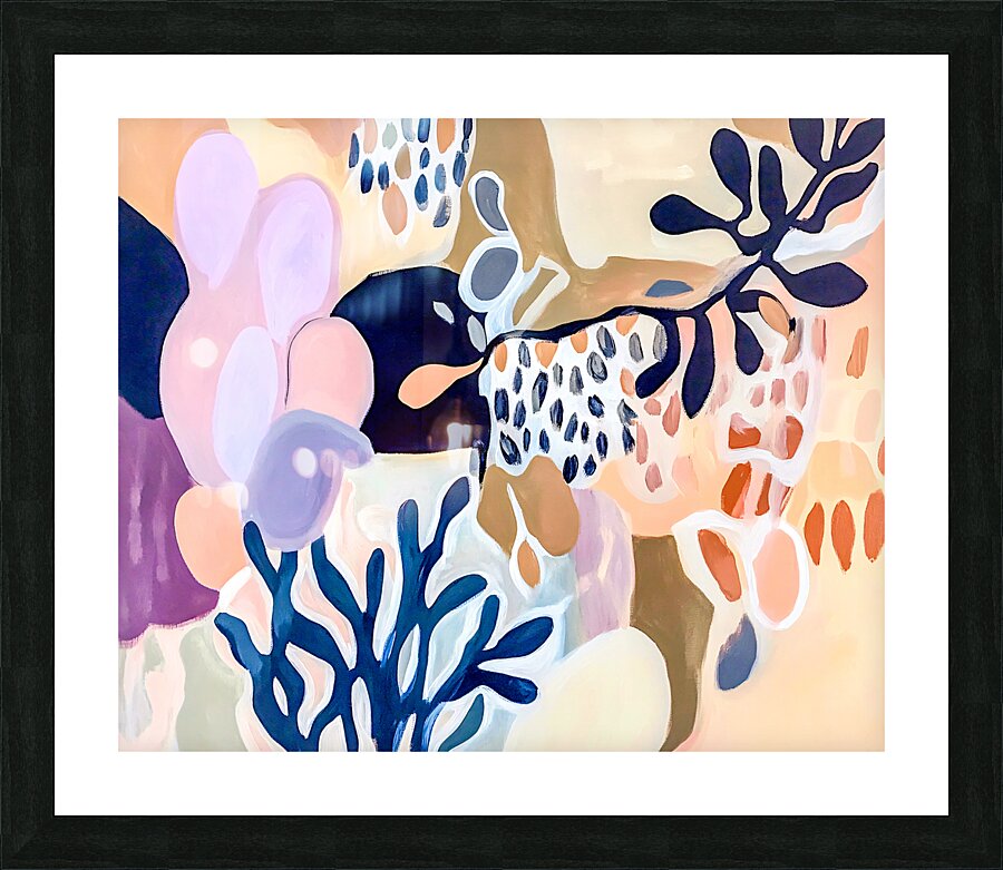 Organics in Color Picture Frame print