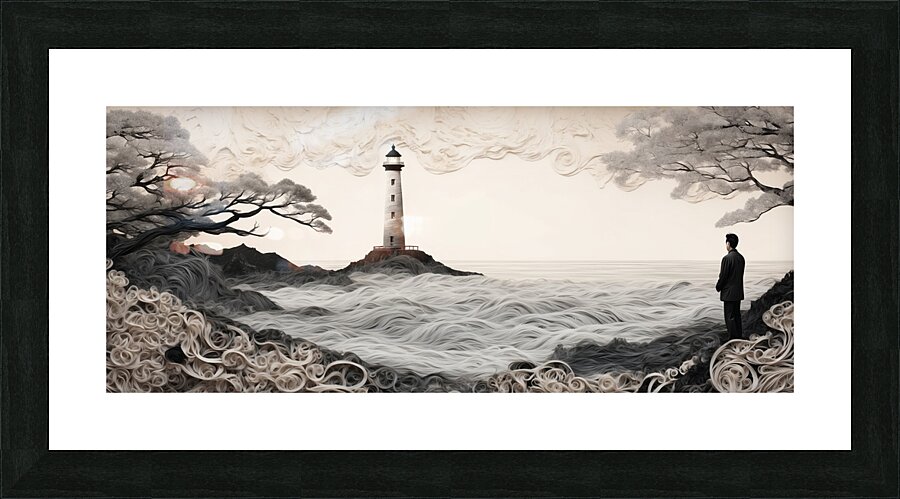 Quilled Horizons  27 Picture Frame Printing