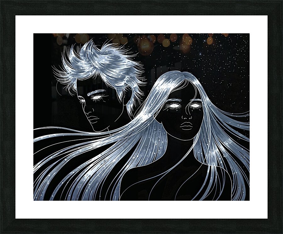 Negative Spaces  Picture Frame print