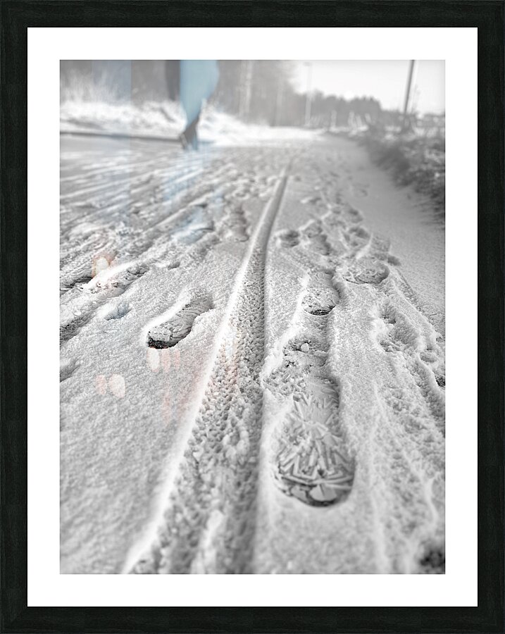 Everyday Lifes Moments- Snow Day in the Scottish Highlands  Picture Frame print