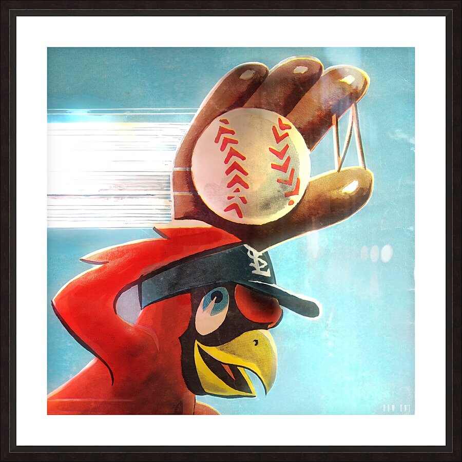 1960 St. Louis Cardinals Art Remix II Picture Frame print