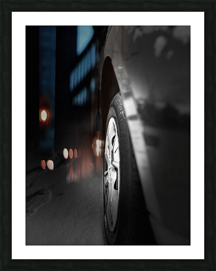 Everyday Lifes Moments- Cold Winter Morning in the Scottish Highlands Picture Frame print