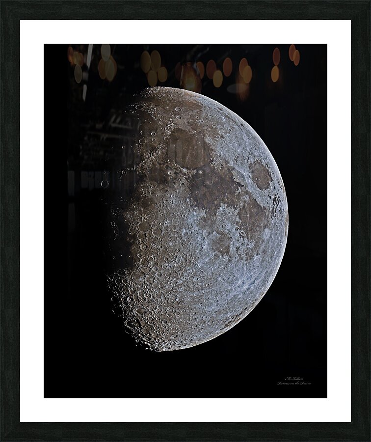 Gibbous Moon  Picture Frame print