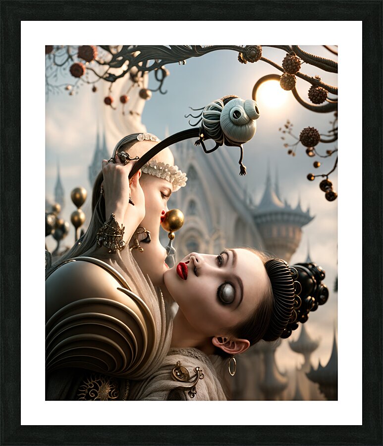 Contrasts and Connections  Picture Frame print