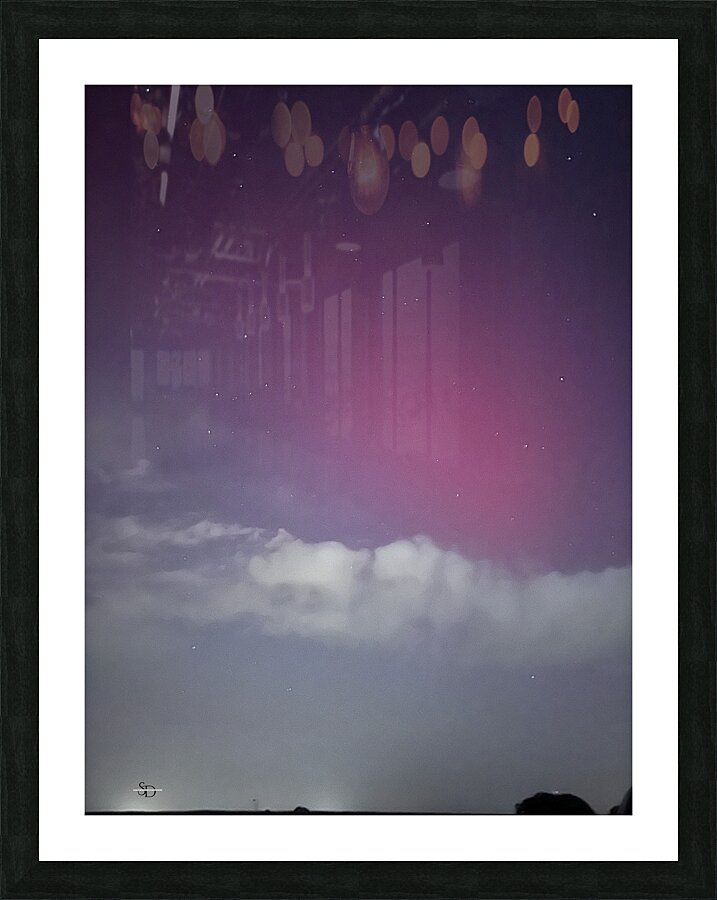 Northern Lights Picture Frame print