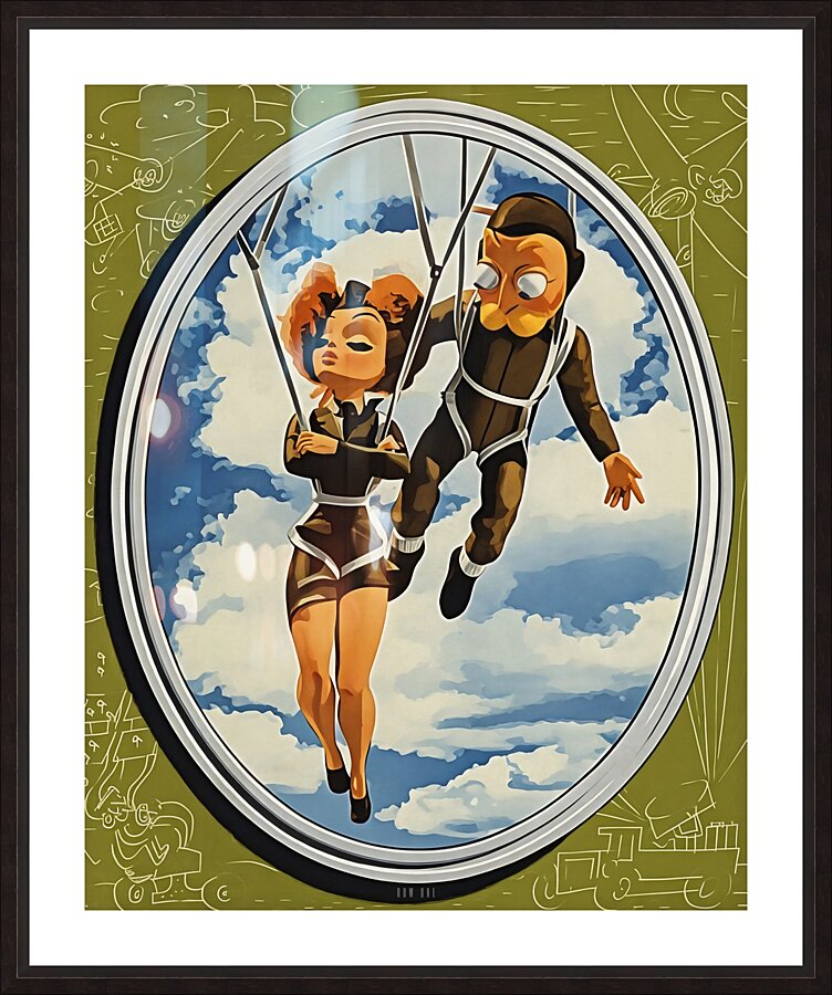 1941 Esky Cartoon Art Picture Frame print