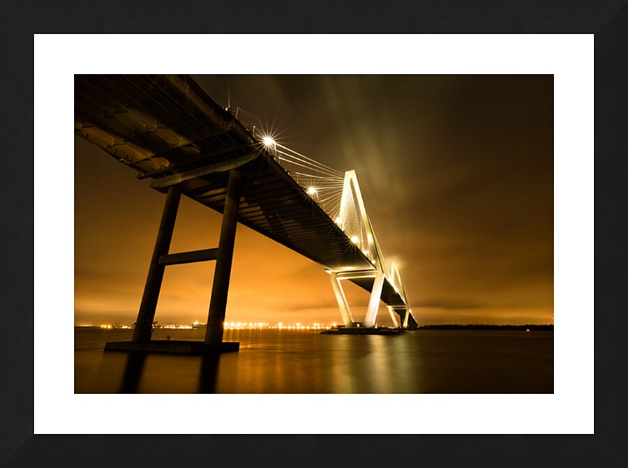 Charleston Bridge The Vanishing Point Picture Frame print