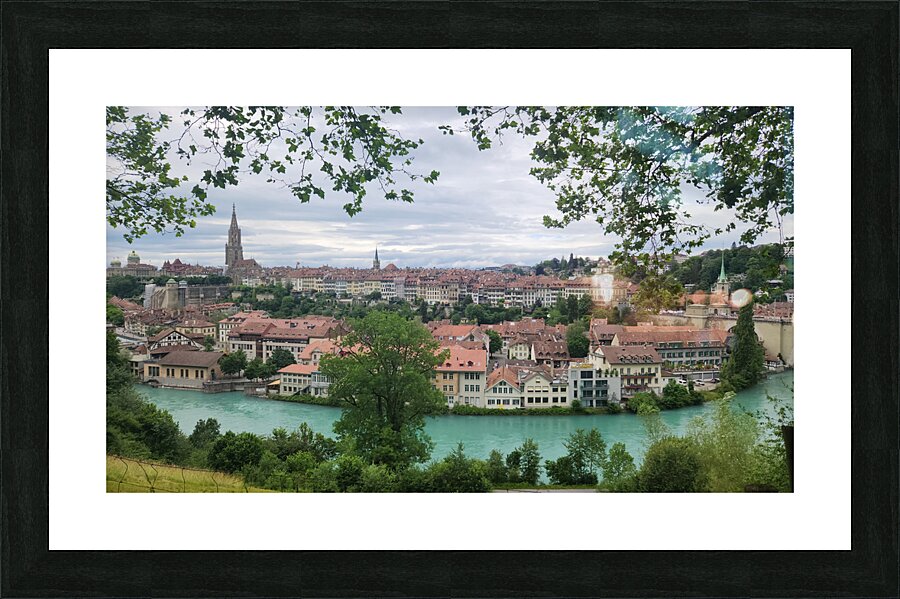 Aare River Bern Switzerland Picture Frame print