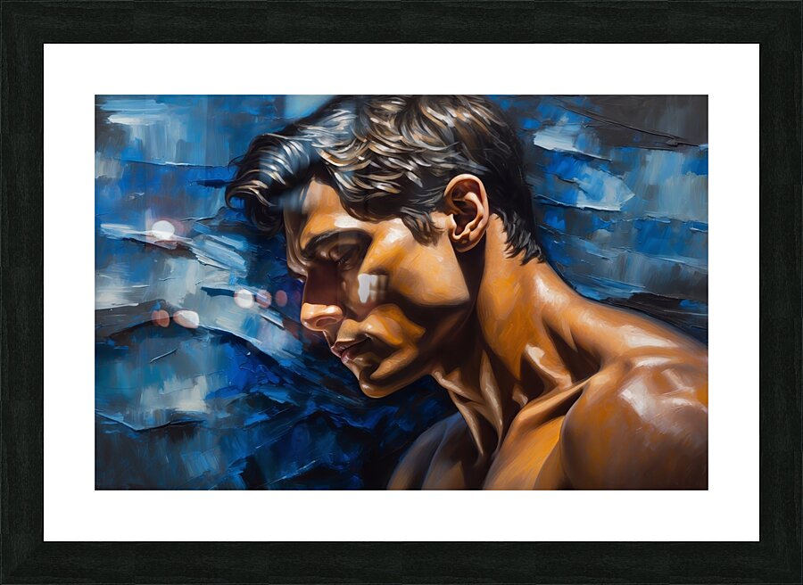 The Blue of Despair  7 Picture Frame Printing