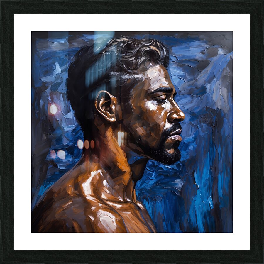 The Blue of Despair  9 Picture Frame Printing