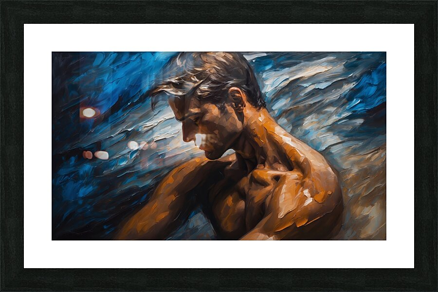 The Blue of Despair  14 Picture Frame Printing