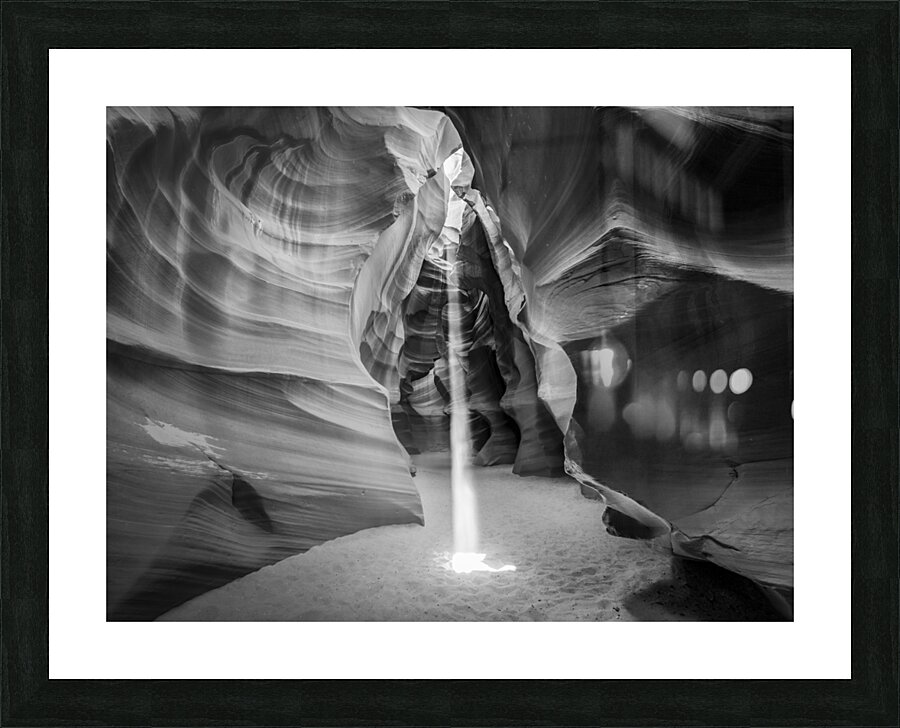 Sunbeam in Upper Antelope Canyon Arizona Picture Frame print