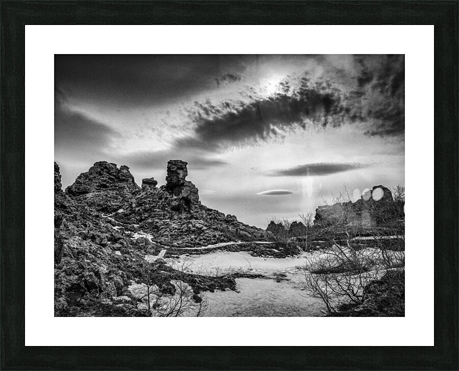Dimmuborgir North Iceland Picture Frame print
