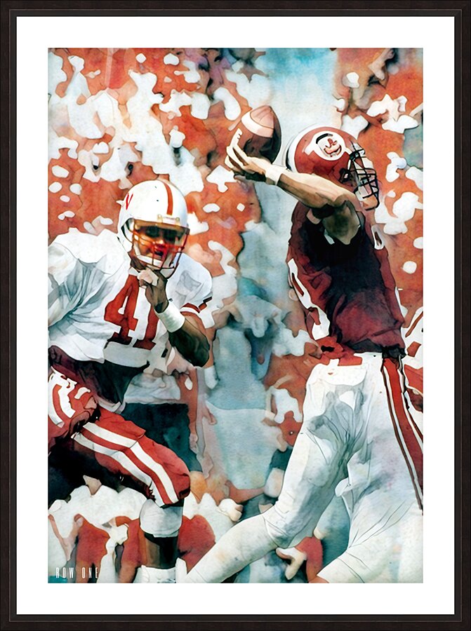 1986 Nebraska Football Art Picture Frame print