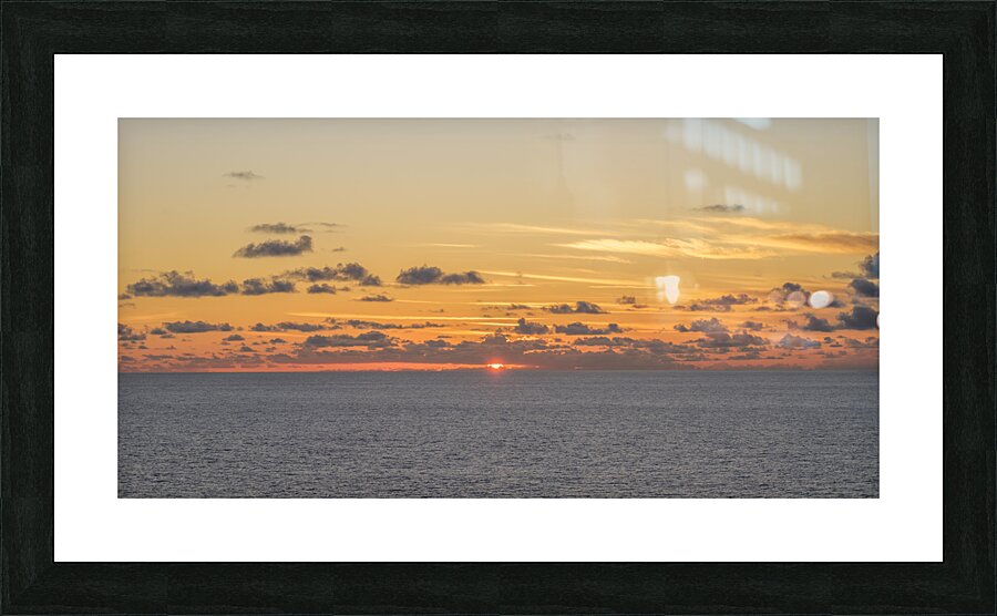 Dusky Sea Radiance Picture Frame print