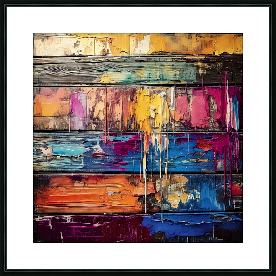 Why Not Paint the Barn This Way Picture Frame print