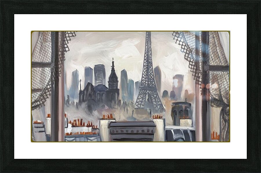 City of Paris  Picture Frame print