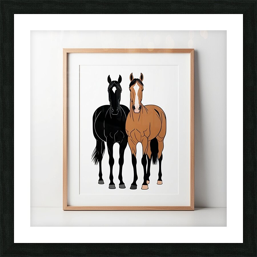 Wild Spirit: Artistic Horses for Your Home Picture Frame print